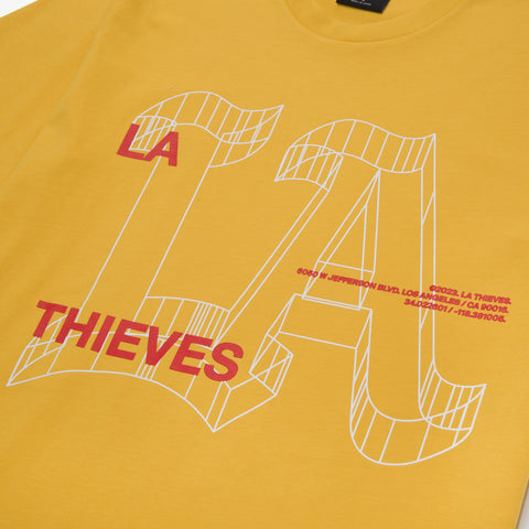 Wire Frame T-Shirt - Yellow